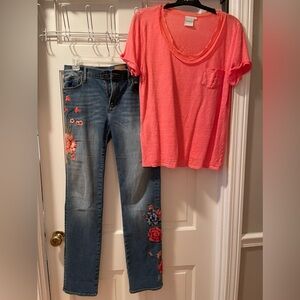 Driftwood Audrey Beautifully Embroidered Jean